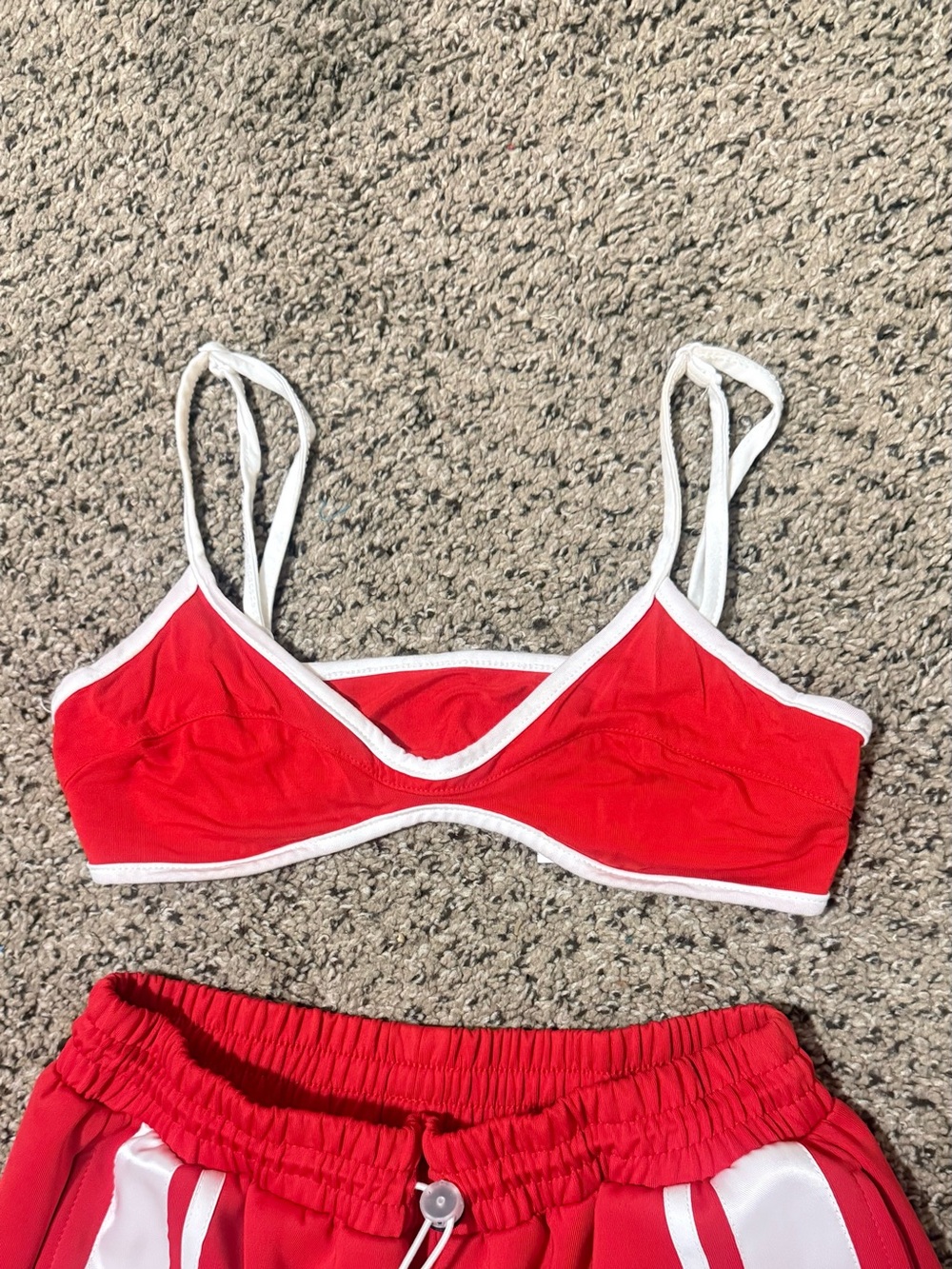 Red Track Pants Set - Picture 3 of 4